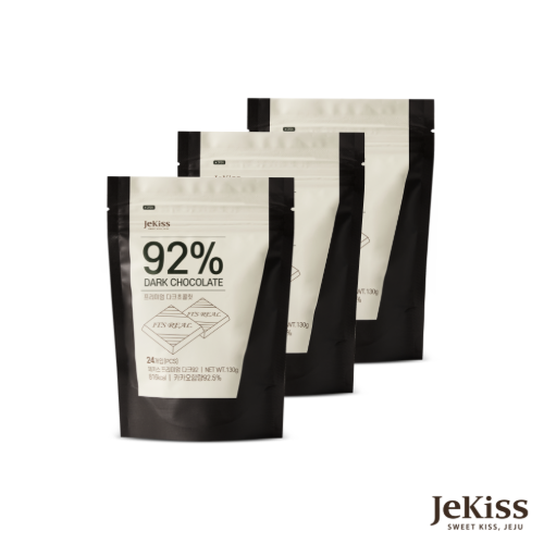 제키스 프리미엄 다크 초콜릿 92% 파우치 24개입 X 3봉