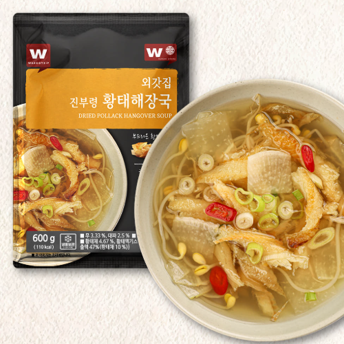 [외갓집] 진부령 황태 해장국 600g X 8팩